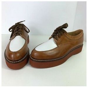 Vintage Ralph Lauren Platform Oxford shoes